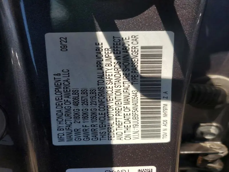 2022 ACURA TLX TECH A  