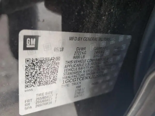 2018 CHEVROLET COLORADO LT  