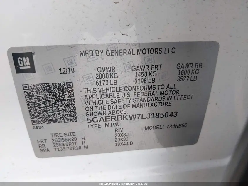2020 BUICK ENCLAVE FWD ESSENCE