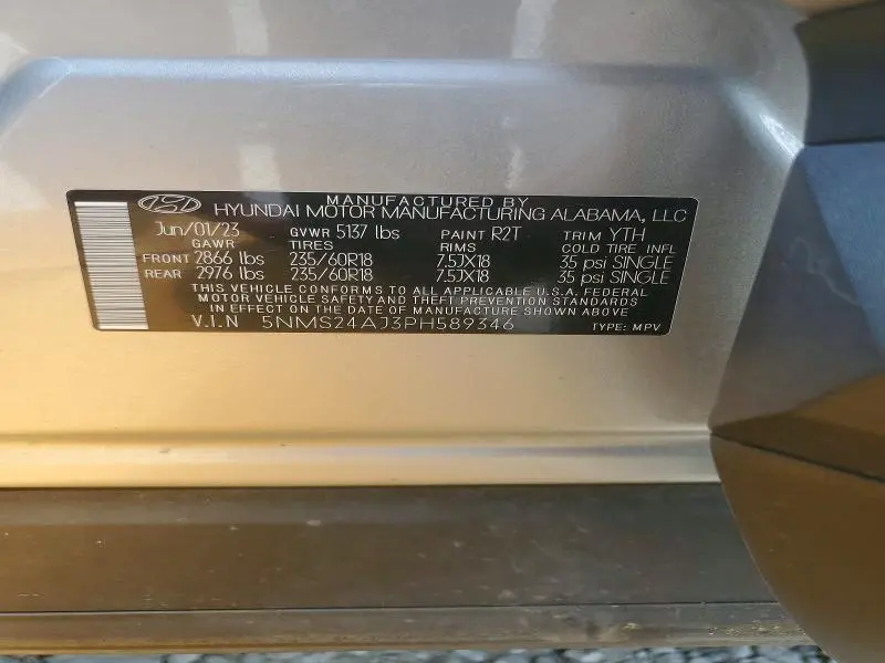 2023 HYUNDAI SANTA FE SEL  