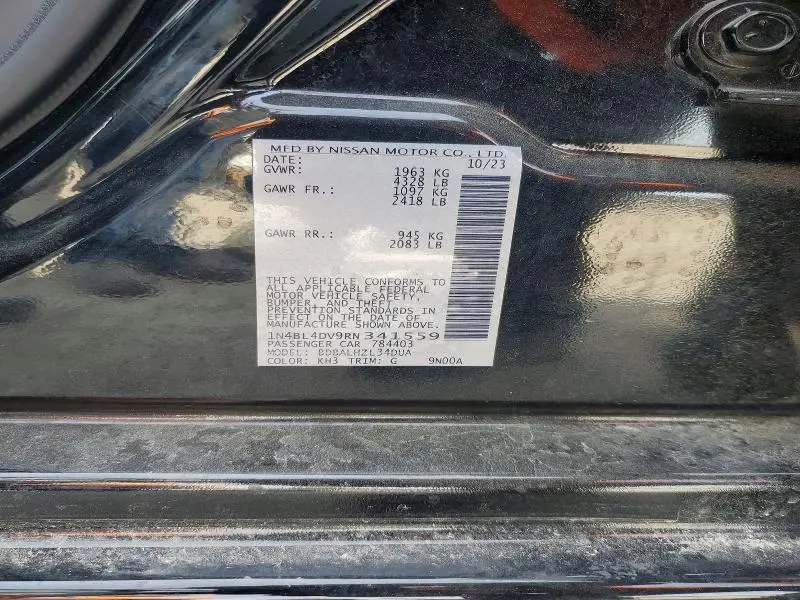 2024 NISSAN ALTIMA SV  