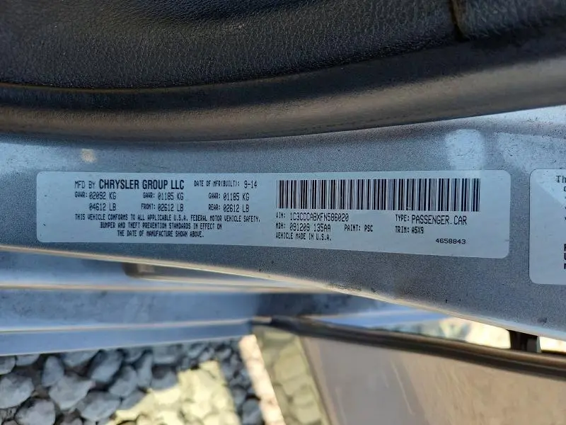 2015 CHRYSLER 200 LIMITED  