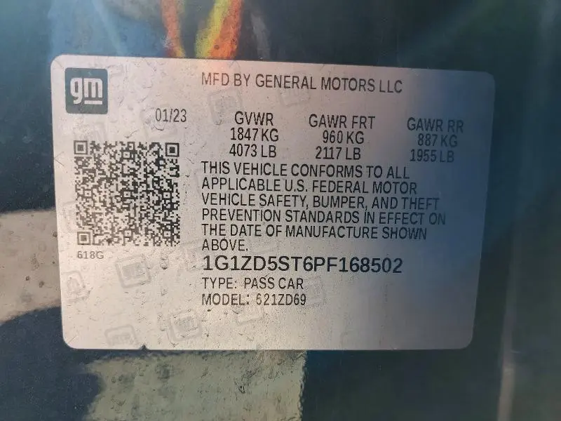 2023 CHEVROLET MALIBU LT  