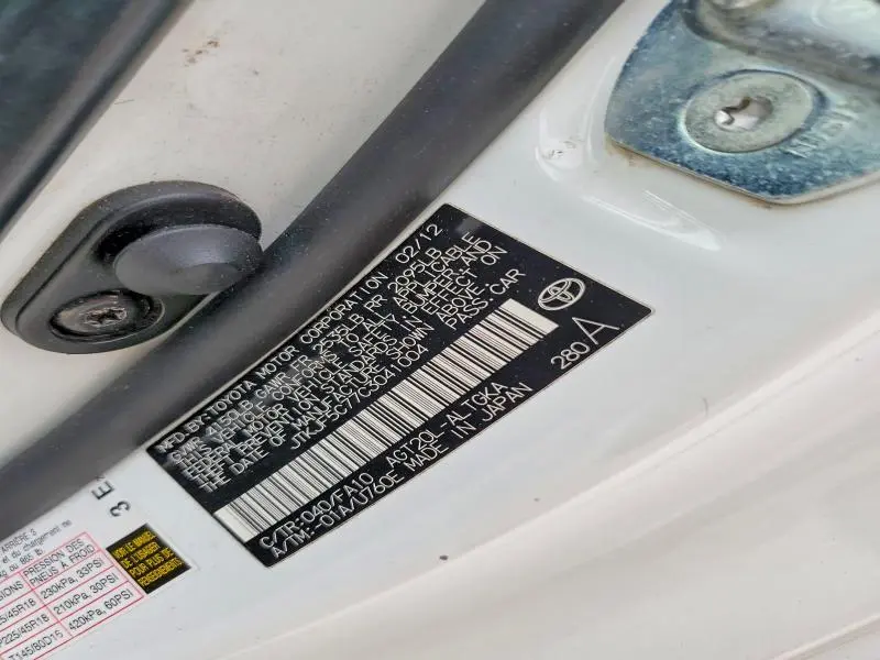 2012 SCION TC BASE  