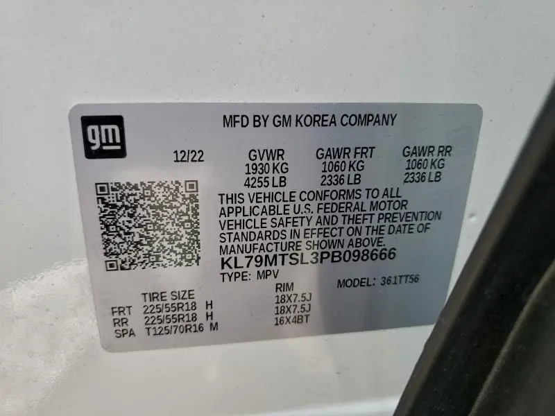 2023 CHEVROLET TRAILBLAZER RS  