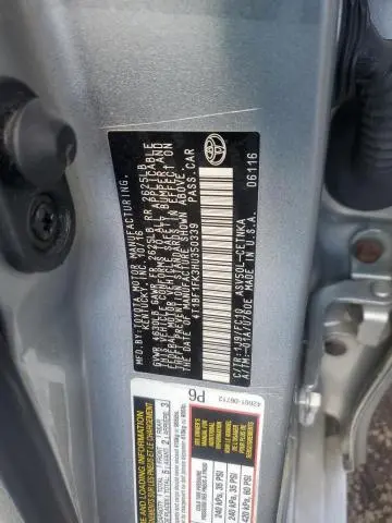 2017 TOYOTA CAMRY LE