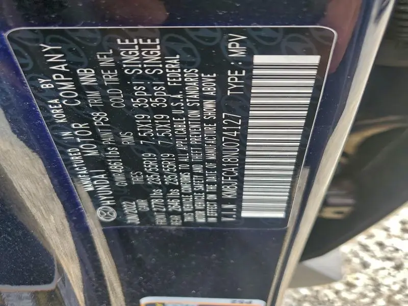 2022 HYUNDAI TUCSON SEL CONVENIENCE  