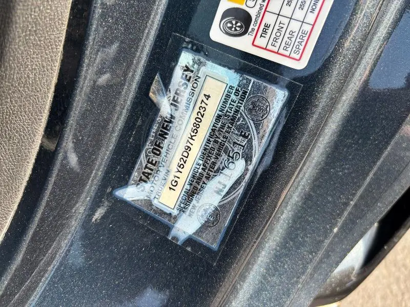 2019 CHEVROLET CORVETTE ZR-1 3ZR  