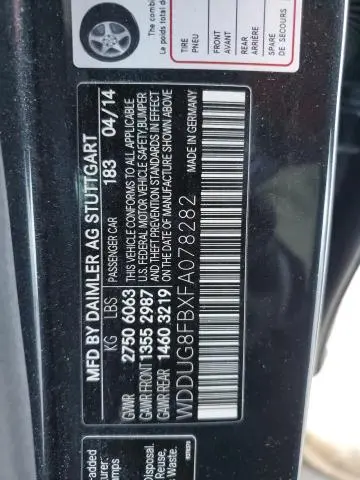 2015 MERCEDES-BENZ S 550 4MATIC  