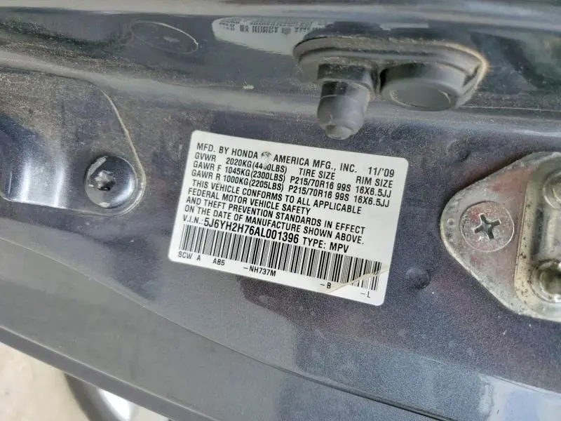 2010 HONDA ELEMENT EX  
