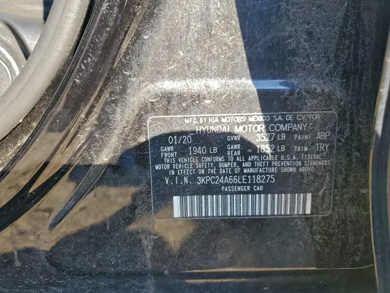 2020 HYUNDAI ACCENT SE  