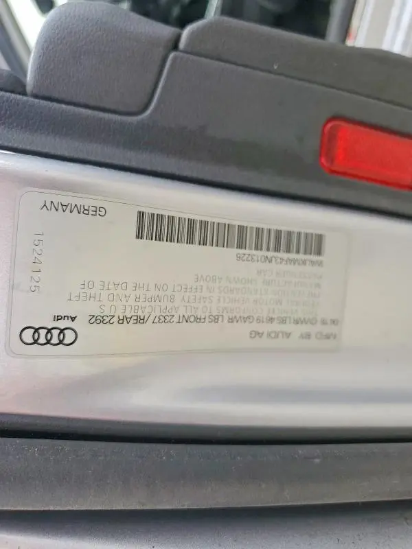 2018 AUDI A4 PREMIUM  