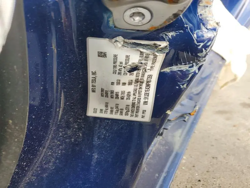 2022 TESLA MODEL 3   