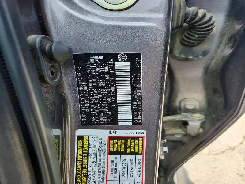 2019 TOYOTA CAMRY   