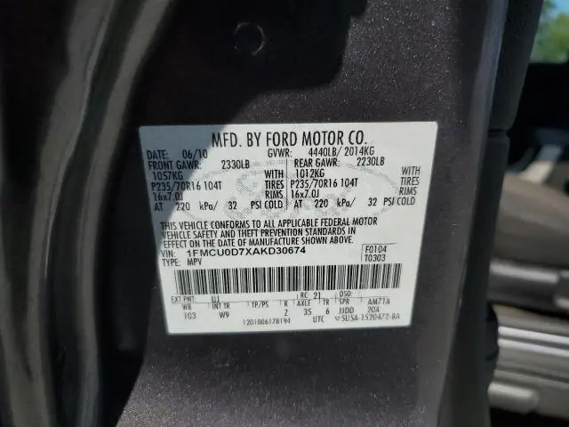 2010 FORD ESCAPE XLT  