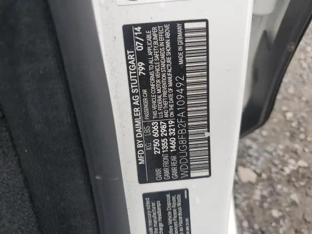 2015 MERCEDES-BENZ S 550 4MATIC  