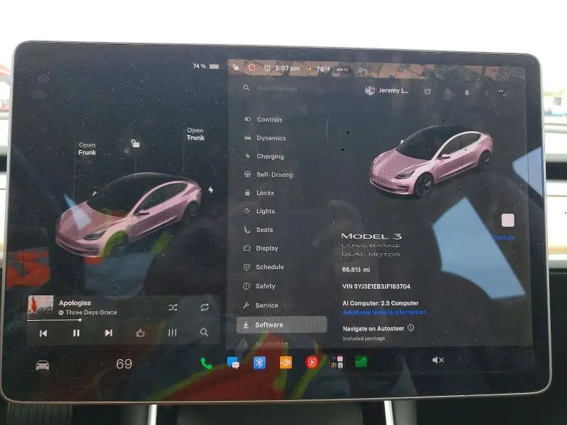 2018 TESLA MODEL 3   