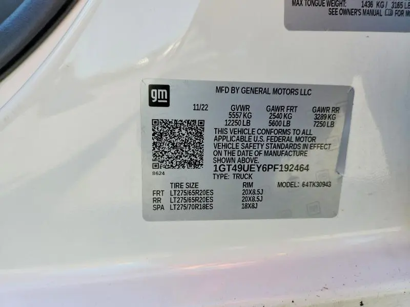 2023 GMC SIERRA K3500 SLT  