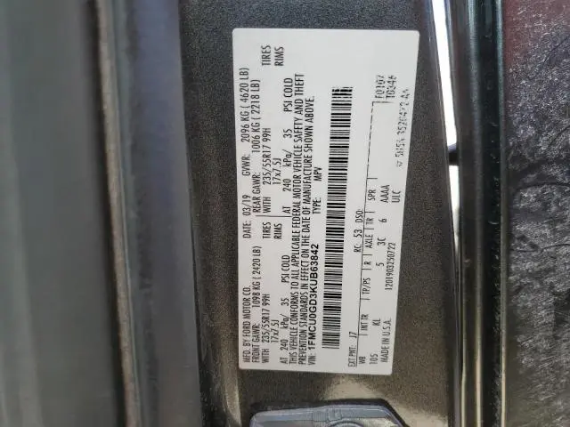 2019 FORD ESCAPE SE  