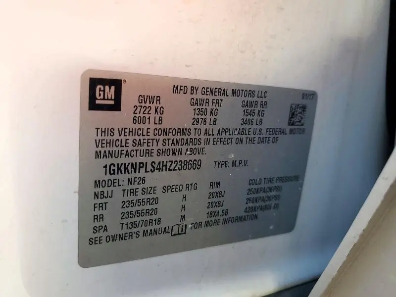 2017 GMC ACADIA DENALI  