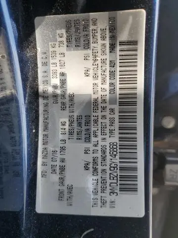 2016 TOYOTA SCION IA   