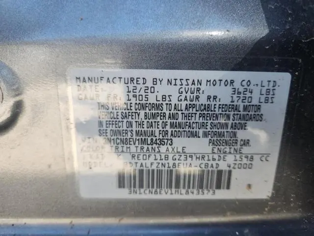 2021 NISSAN VERSA SV