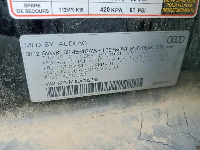 2013 AUDI A3 PREMIUM PLUS  