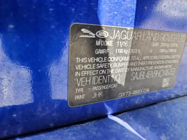 2017 JAGUAR XF R - SPORT  