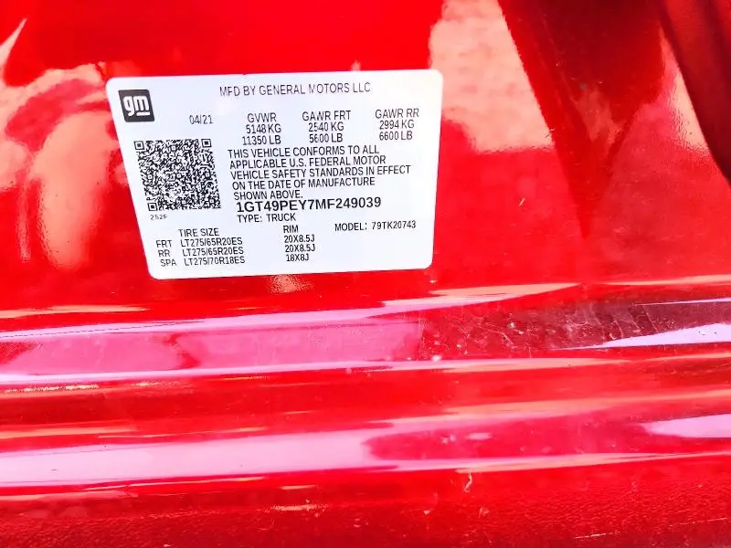 2021 GMC SIERRA K2500 AT4  
