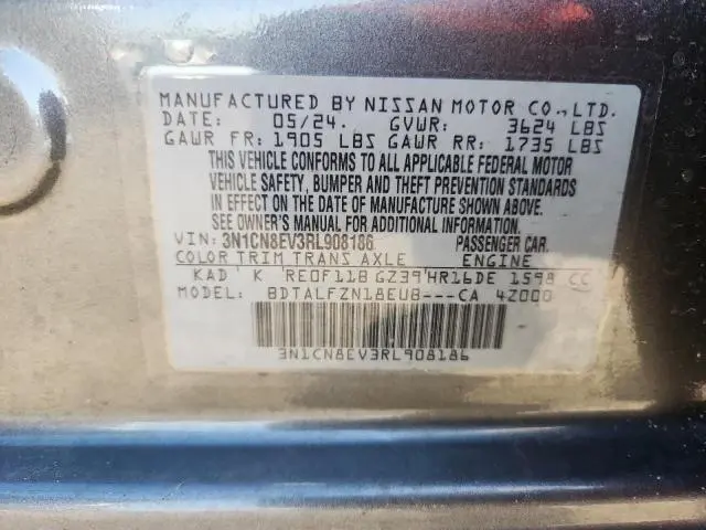 2024 NISSAN VERSA SV  