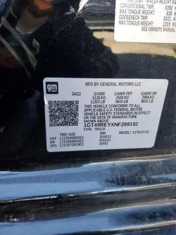 2022 GMC SIERRA K2500 DENALI  