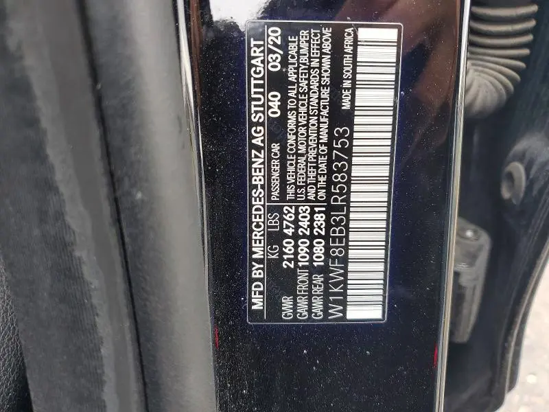 2020 MERCEDES-BENZ C 300 4MATIC  