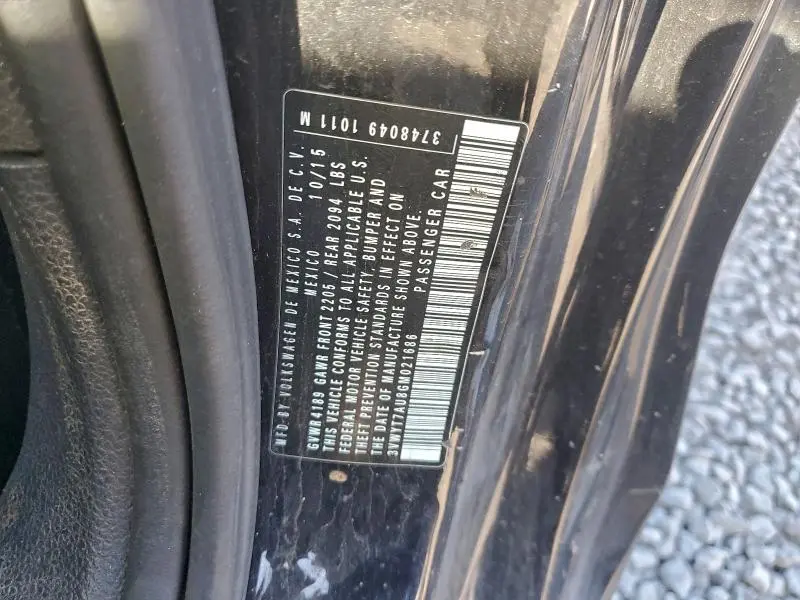 2016 VOLKSWAGEN GTI S/SE  