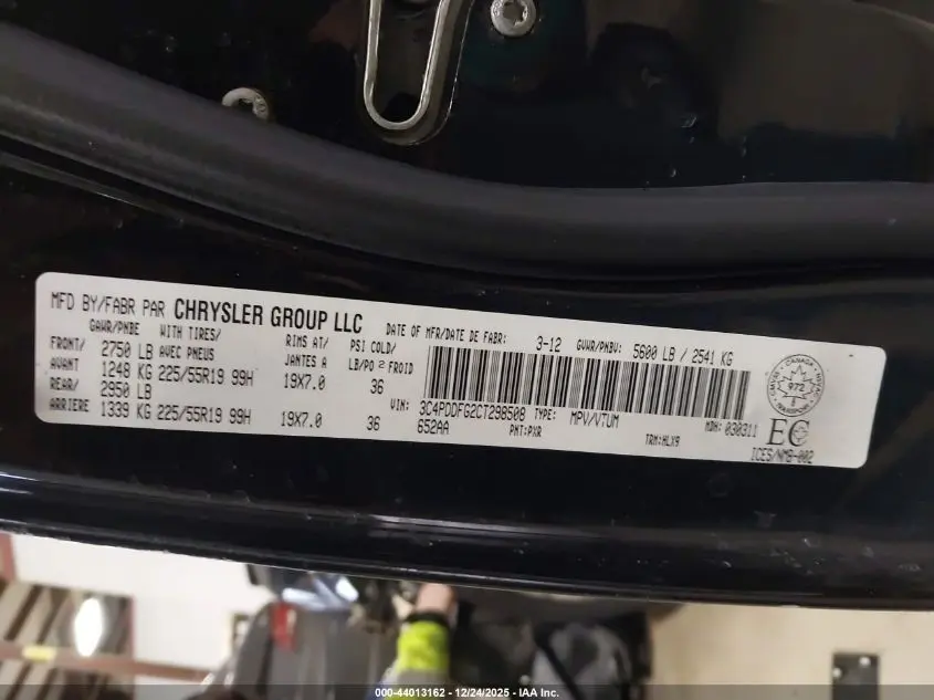 2012 DODGE JOURNEY R/T