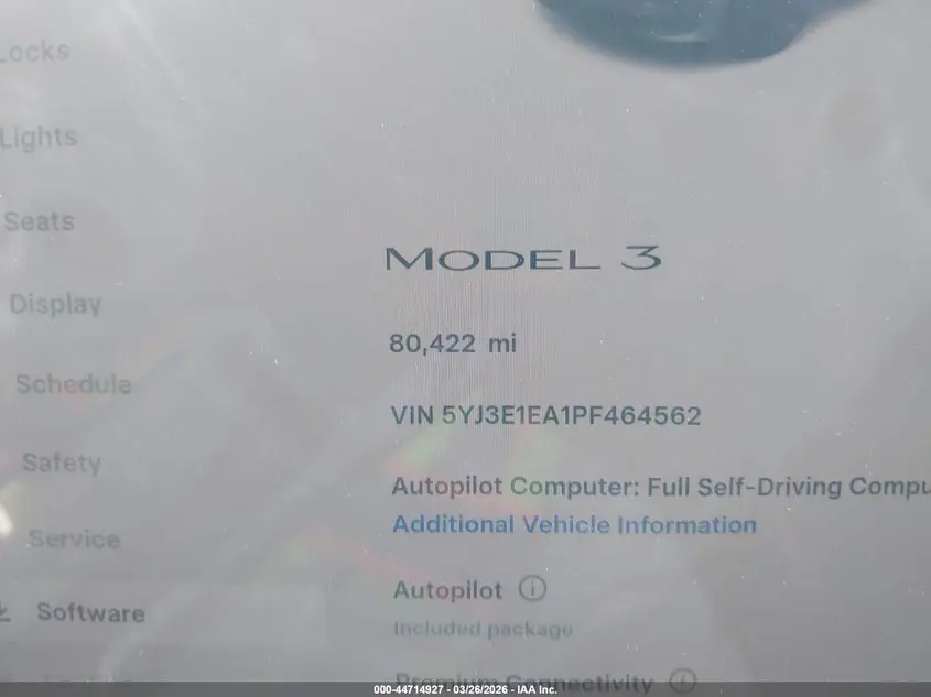 2023 TESLA MODEL 3 REAR-WHEEL DRIVE