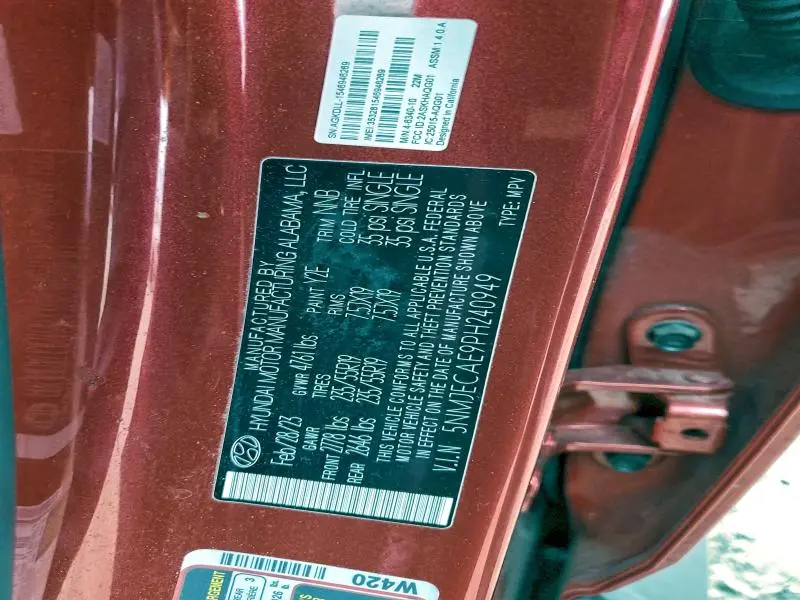 2023 HYUNDAI TUCSON LIMITED  