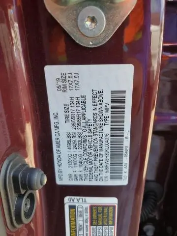 2019 HONDA CR-V LX  