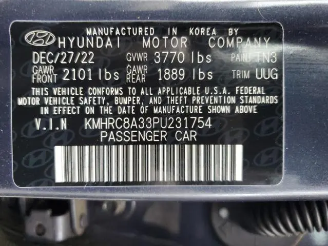 2023 HYUNDAI VENUE SEL  
