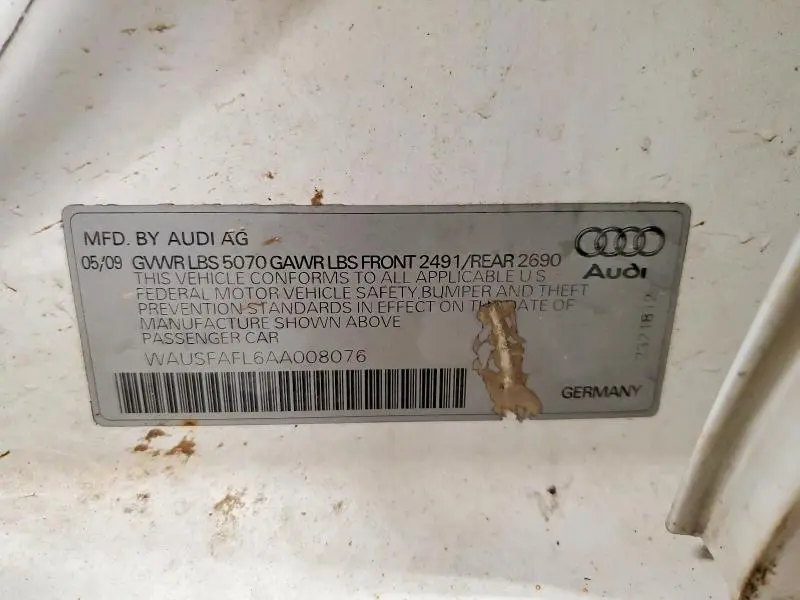 2010 AUDI A4 PREMIUM  