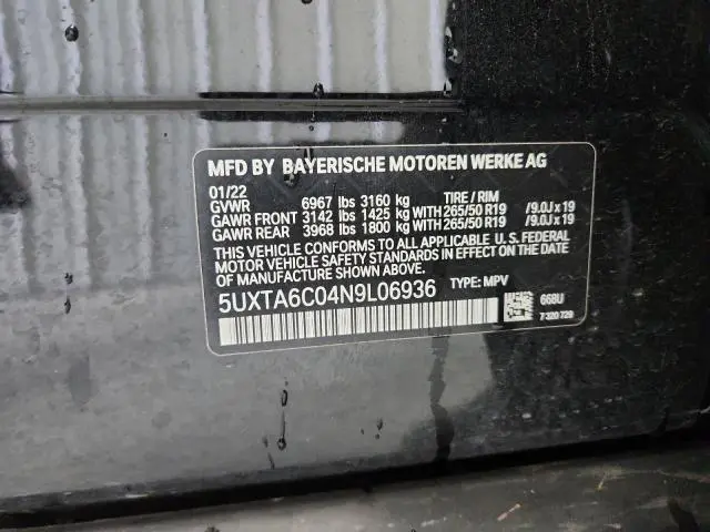 2022 BMW X5 XDRIVE45E  