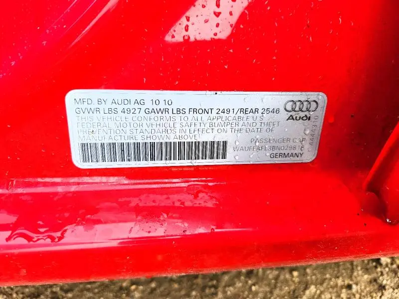 2011 AUDI A4 PREMIUM PLUS  