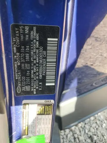 2021 HYUNDAI VENUE SE  