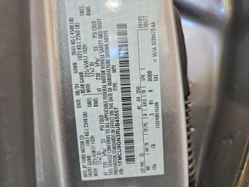 2024 FORD ESCAPE ACTIVE  
