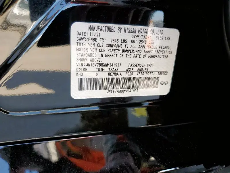 2022 INFINITI Q50 LUXE  