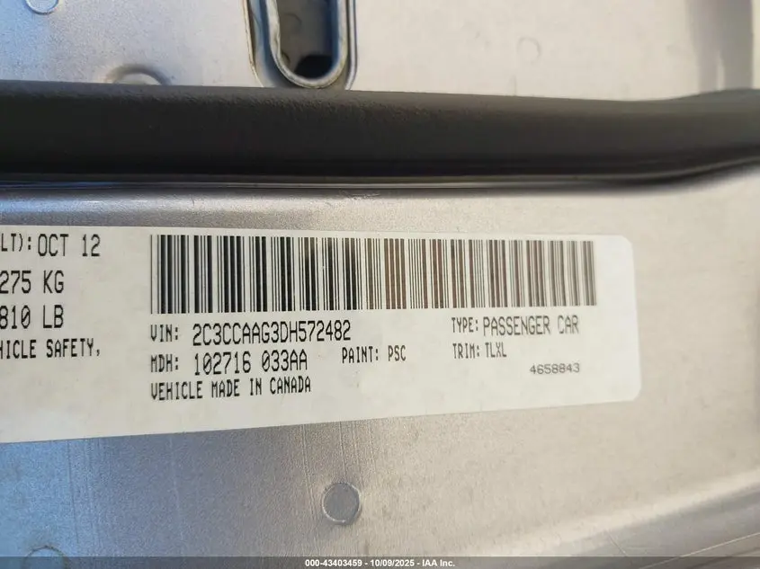 2013 CHRYSLER 300 MOTOWN