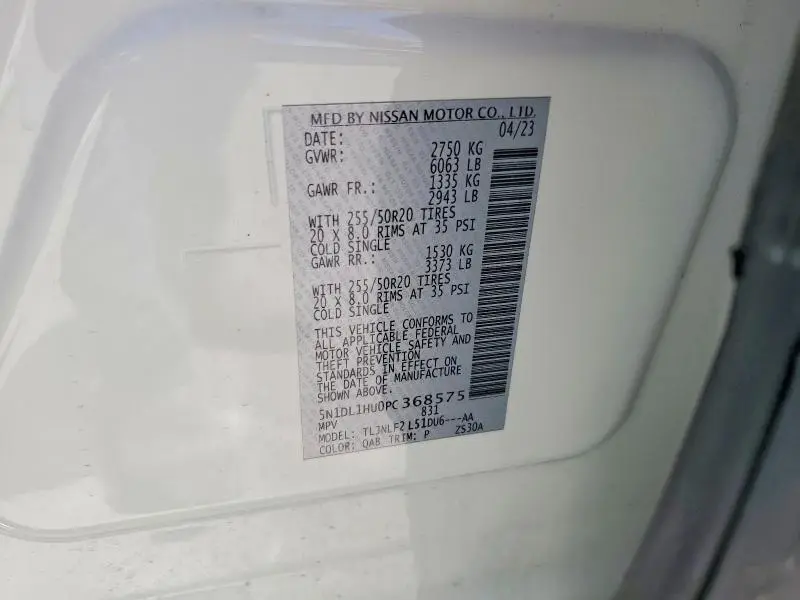 2023 INFINITI QX60 AUTOGRAPH  