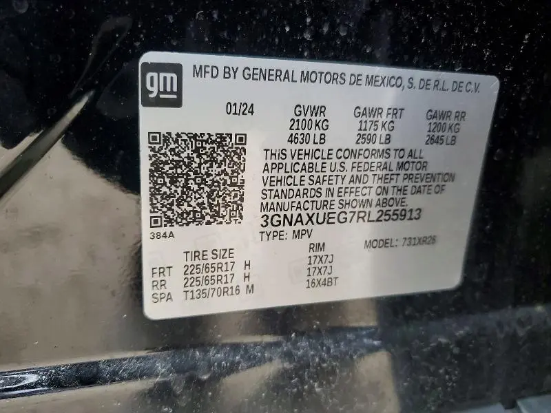 2024 CHEVROLET EQUINOX LT  