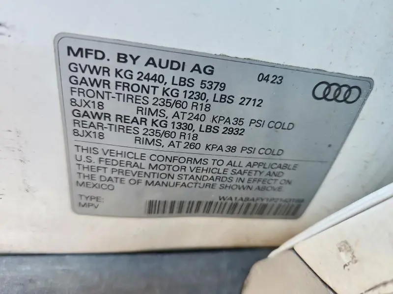 2023 AUDI Q5 PREMIUM 40  