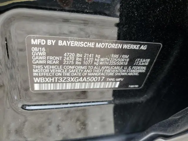 2016 BMW X1 XDRIVE28I