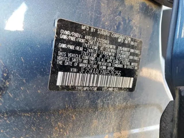 2022 SUBARU FORESTER   